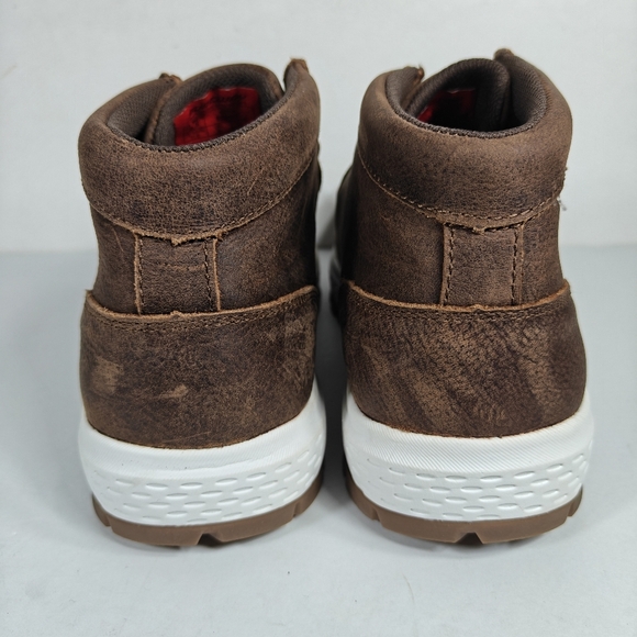 SUREWAY  Chukka Boots Comfort Driving Leather Moc Toe Work Boots Men's Shoe 9.5 - Picture 8 of 11